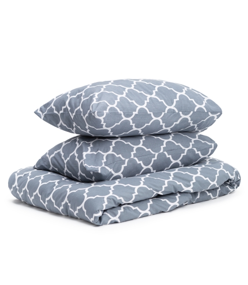 Gultas veļas komplekts „Morocco grey cotton“. Kokvilnas gultas veļa