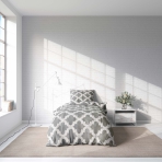 Gultas veļas komplekts „Morocco grey“. Gultas veļas komplekti 140x200, 140x200 cm, 150x200 cm, 160x200 cm