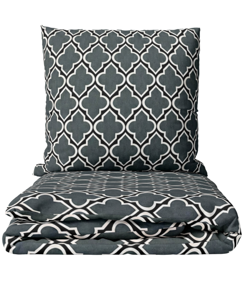 Gultas veļas komplekts „Morocco grey“. Gultas veļas komplekti 140x200