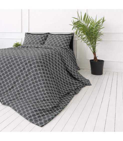 Gultas veļas komplekts „Morocco grey“. Gultas veļas komplekti 140x200