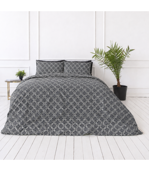 Gultas veļas komplekts „Morocco grey“. Gultas veļas komplekti 140x200