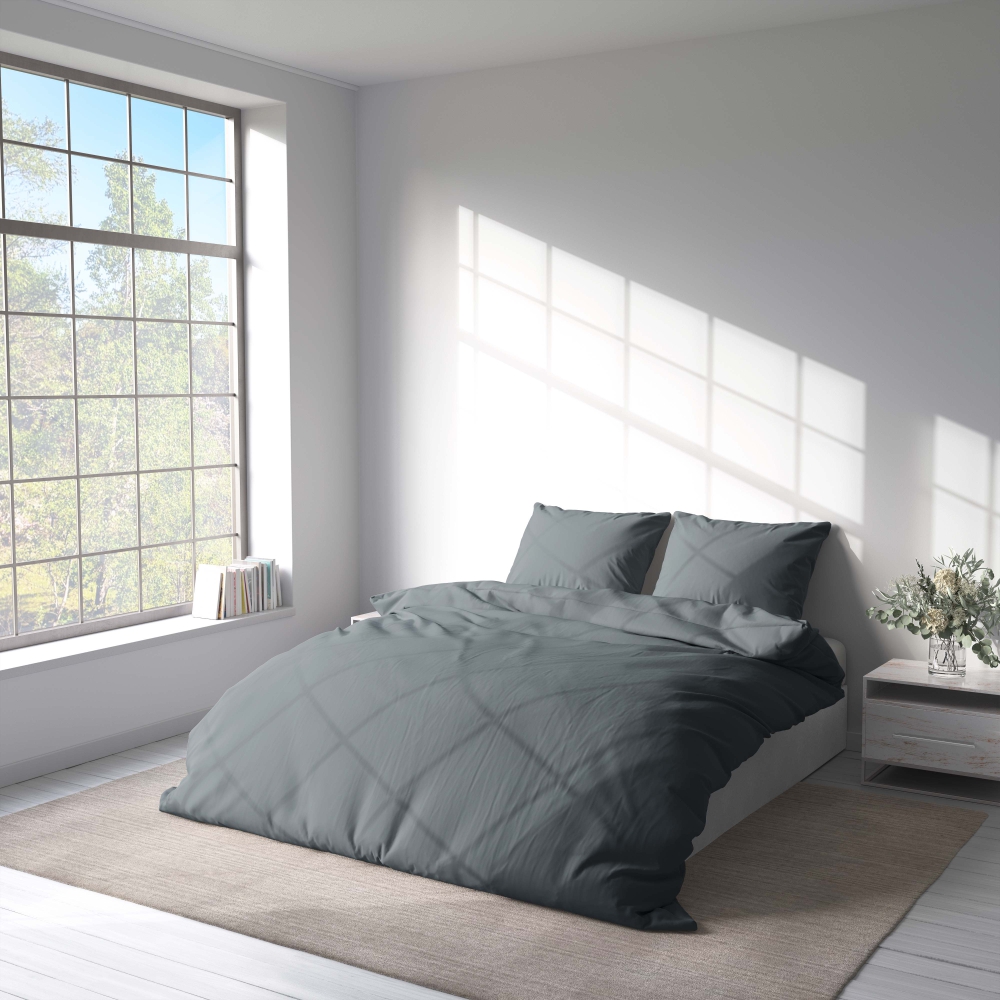 Gultas veļas komplekts „Nightfall“. Kokvilnas gultas veļa, 140x200 cm, 200x200 cm, 200x220 cm