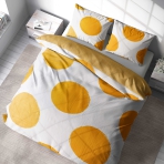 Gultas veļas komplekts „Orange Bliss“. Gultas veļas komplekti 140x200, 140x200 cm, 150x200 cm, 160x200 cm, 180x200 cm, 200x200 cm, 200x220 cm