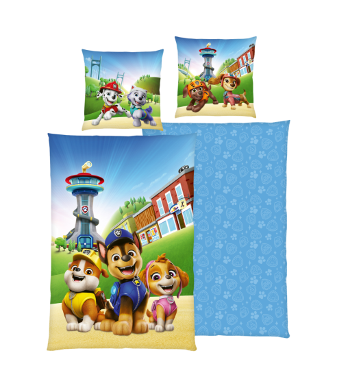 Gultas veļas komplekts „Paw Patrol Blue“. Kokvilnas gultas veļa