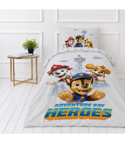 Gultas veļas komplekts „Paw Patrol“. Kokvilnas gultas veļa