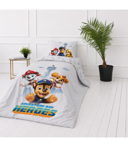 Gultas veļas komplekts „Paw Patrol“. Kokvilnas gultas veļa