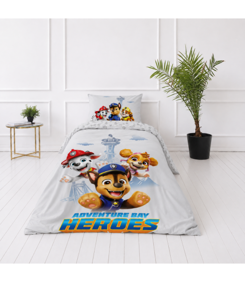 Gultas veļas komplekts „Paw Patrol“. Kokvilnas gultas veļa