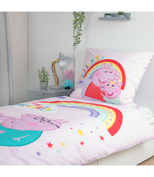 Gultas veļas komplekts „Peppa Pig“. Bērnu gultas veļa