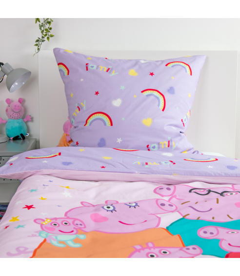 Gultas veļas komplekts „Peppa Pig“. Bērnu gultas veļa