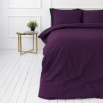 Gultas veļas komplekts „Plum“. Violeta gultasveļa, 140x200 cm, 150x200 cm, 160x200 cm, 180x200 cm, 200x200 cm, 200x220 cm, 220x240 cm. Vienkrāsains gultas veļas komplekts dziļi violetā tonī bez rakstiem. Gultas veļas komplekts „Plum“. Violeta gultasveļa, 140x200 cm, 150x200 cm, 160x200 cm, 180x200 cm, 200x200 cm, 200x220 cm, 220x240 cm. Vienkrāsains gultas veļas komplekts dziļi violetā tonī bez rakstiem.