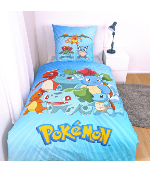 Gultas veļas komplekts „Pokemon“. Bērnu gultas veļa