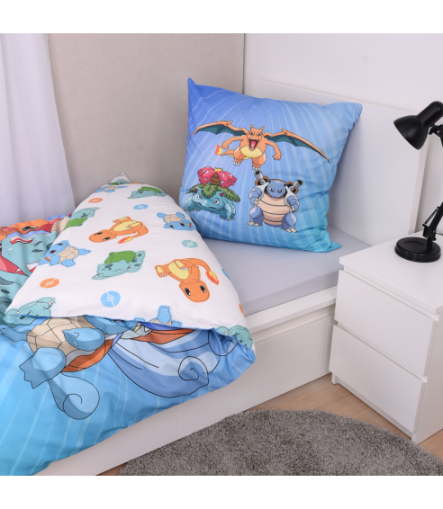 Gultas veļas komplekts „Pokemon“. Bērnu gultas veļa