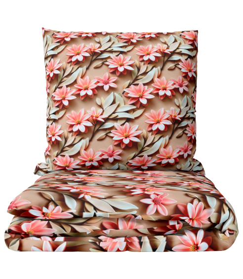 Gultas veļas komplekts „Rosy Whisper“. Gultas veļas komplekti 140x200