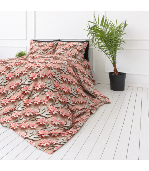 Gultas veļas komplekts „Rosy Whisper“. Gultas veļas komplekti 140x200