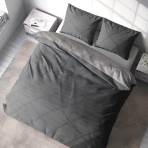 Gultas veļas komplekts "Slate lines". Gultas veļas komplekti 180x200, 180x200 cm, 200x200 cm, 200x220 cm