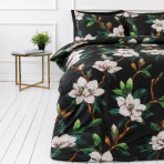 Gultas veļas komplekts „Soft Magnolia“. Zaļa gultasveļa, 140x200 cm, 150x200 cm, 160x200 cm, 180x200 cm, 200x200 cm, 200x220 cm, 220x240 cm. Elegants gultas komplekts ar spilgti zaļām magnolijām. Gultas veļas komplekts „Soft Magnolia“. Zaļa gultasveļa, 140x200 cm, 150x200 cm, 160x200 cm, 180x200 cm, 200x200 cm, 200x220 cm, 220x240 cm. Elegants gultas komplekts ar spilgti zaļām magnolijām.