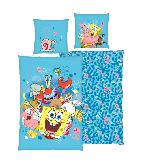 Gultas veļas komplekts „SpongeBob SquarePants“. Bērnu gultas veļa
