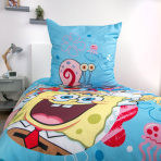 Gultas veļas komplekts „SpongeBob SquarePants“. Bērnu gultas veļa, 135x200 cm. Gaiši zils gultas veļas komplekts ar sūkli bobu, patriku, sendiju, krabsa kungu un kalmāru. Gultas veļas komplekts „SpongeBob SquarePants“. Bērnu gultas veļa, 135x200 cm. Gaiši zils gultas veļas komplekts ar sūkli bobu, patriku, sendiju, krabsa kungu un kalmāru.