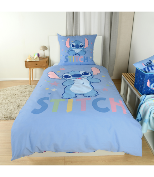 Gultas veļas komplekts „Stitch Blue“. Bērnu gultas veļa