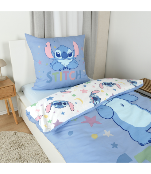 Gultas veļas komplekts „Stitch Blue“. Bērnu gultas veļa