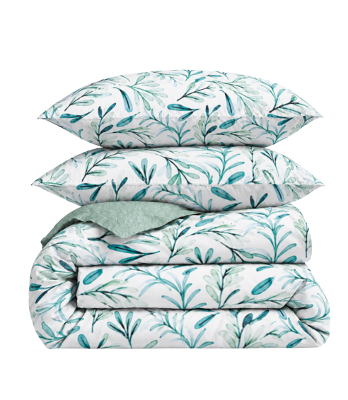 Gultas veļas komplekts „Teal Grove“. Gultas veļas komplekti 140x200