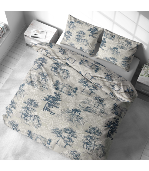 Gultas veļas komplekts „Toile De Jouy Classic“. Gultas veļas komplekti 140x200