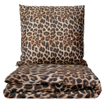Gultas veļas komplekts „Wild Style“. Gultas veļas komplekti 140x200, 140x200 cm, 160x200 cm, 200x200 cm, 200x220 cm, 220x240 cm. Leopardu raksta gultas komplekts, kas piešķir guļamistabai drosmi un eleganci.