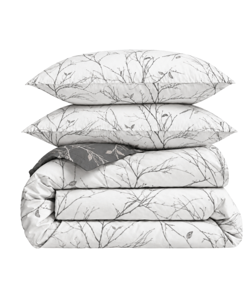 Gultas veļas komplekts „Woodland Gray“. Gultas veļas komplekti 140x200