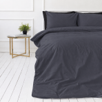 Perkali gultas veļas komplekts „Dark Grey Percale“. Gultas veļas komplekti 150x200, 140x200 cm, 150x200 cm, 160x200 cm, 180x200 cm, 200x200 cm, 200x220 cm, 220x240 cm. Grafītpelēka gultas veļa ar smalku zilganu nokrāsu. Perkali gultas veļas komplekts „Dark Grey Percale“. Gultas veļas komplekti 150x200, 140x200 cm, 150x200 cm, 160x200 cm, 180x200 cm, 200x200 cm, 200x220 cm, 220x240 cm. Grafītpelēka gultas veļa ar smalku zilganu nokrāsu.