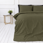 Perkali gultas veļas komplekts „Moss Green Percale“. Gultas veļas komplekti 150x200, 140x200 cm, 150x200 cm, 160x200 cm, 180x200 cm, 200x200 cm, 200x220 cm, 220x240 cm. Gultas veļa pieklusinātā haki zaļā tonī ar pelēcīgu nokrāsu. Perkali gultas veļas komplekts „Moss Green Percale“. Gultas veļas komplekti 150x200, 140x200 cm, 150x200 cm, 160x200 cm, 180x200 cm, 200x200 cm, 200x220 cm, 220x240 cm. Gultas veļa pieklusinātā haki zaļā tonī ar pelēcīgu nokrāsu.