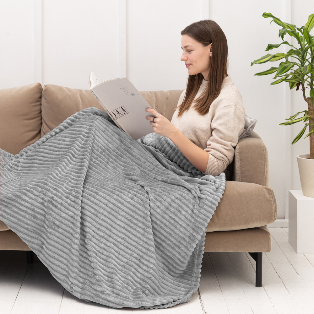 Pleds „Steel Tint fleece blanket“. Pledi, 200x220 cm