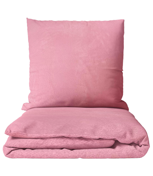 Pļušo gultas veļa „Minky Rose Solid“. Gultas veļas komplekti 200x220