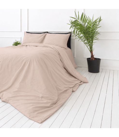 Satīna palags ar gumiju „Classic coffee sateen“. Satīna gultas veļa