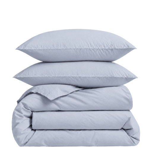 Premium satīna gultas veļas komplekts „Classic grey“. Satīna gultas veļa