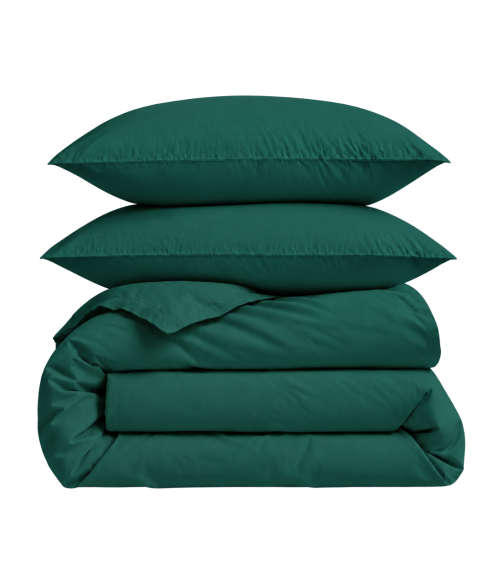 Premium satīns „Dark green sateen“. Satīna gultas veļa