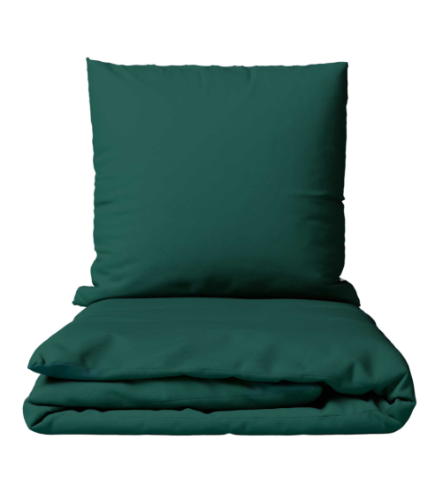 Premium satīns „Dark green sateen“. Satīna gultas veļa
