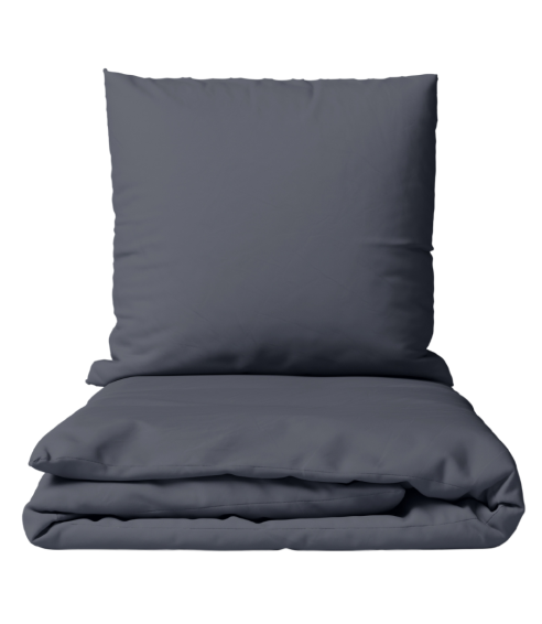 Premium satīns „Dark Grey sateen“. Satīna gultas veļa