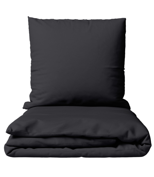 Premium satīna gultas veļas komplekts „Graphite Satin“. Satīna gultas veļa