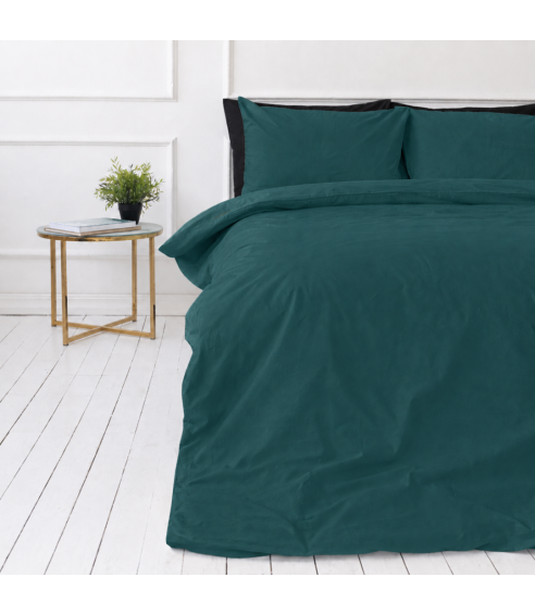 Premium satīna gultas veļas komplekts „Green Sateen“. Satīna gultas veļa