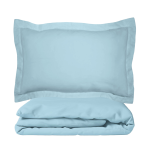 Premium satīns „Ice blue“. Satīna gultas veļa, 200x200 cm, 200x220 cm