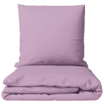 Premium satīns „Lilac Sateen“. Vienkrāsaina gultas veļa, 140x200 cm, 200x200 cm, 200x220 cm. Gaiši violets vienkrāsains gultas veļas komplekts ar divām spilvendrānām.