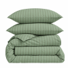 Premium satīns „Pistachio Stripe Sateen“