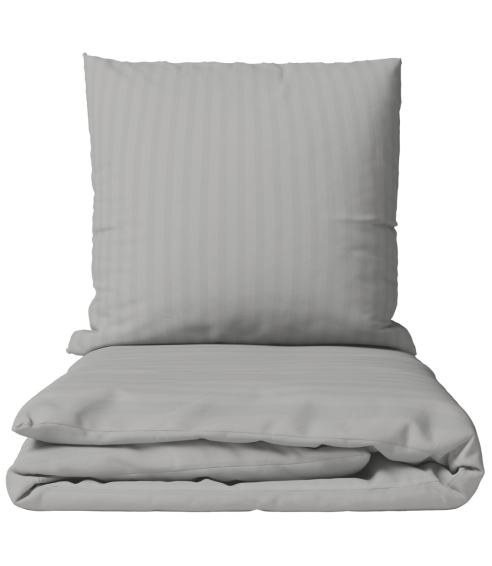 Premium satīns „Silver Stripe Sateen“. Satīna gultas veļa