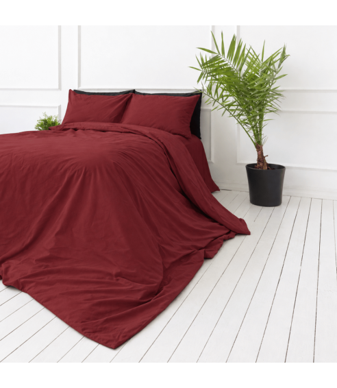 Premium satīns „Sun-dried Tomato sateen“. Satīna gultas veļa