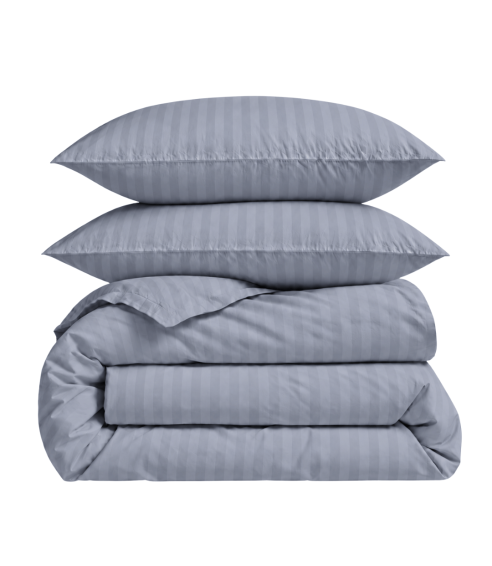 Premium satīns „Tradewinds Stripe Sateen“. Satīna gultas veļa