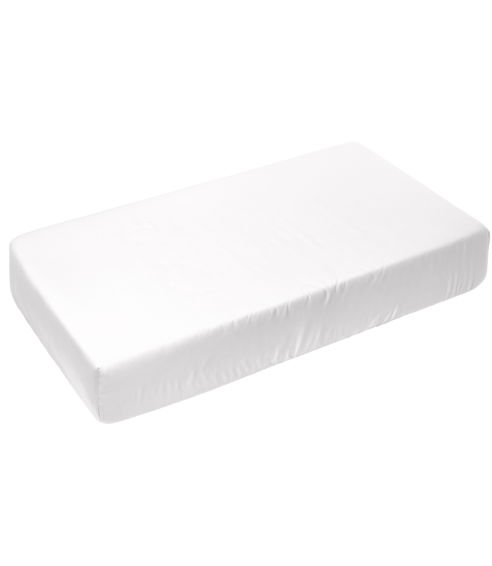 Satīna palagi bez gumijas „Classic White“. Palags bez gumijas