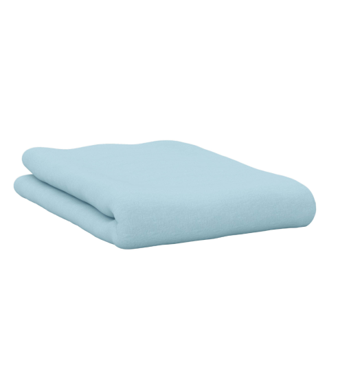 Satīna palagi bez gumijas „Ice blue“. Palags bez gumijas