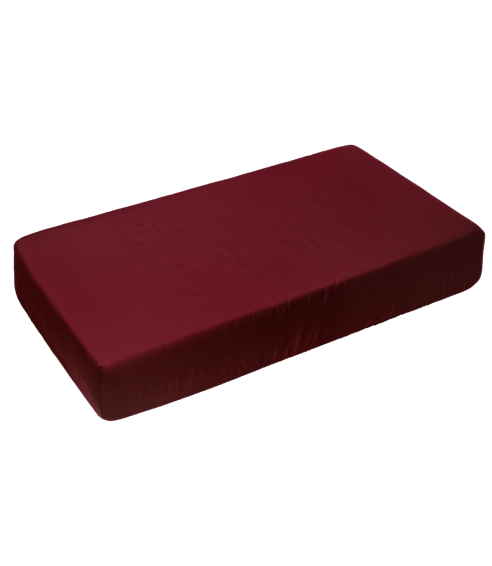 Satīna palags ar gumiju „Maroon“. Palags ar gumiju 90x200