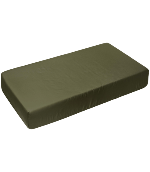Satīna palags ar gumiju „Moss Green Sateen“. Palags ar gumiju 90x200
