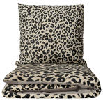 Satīna gultas veļa „Exotic Leopard“. Rakstaina gultas veļa, 140x200 cm, 200x200 cm, 200x220 cm. Krēmkrāsas gultas veļa ar melnu leoparda rakstu Satīna gultas veļa „Exotic Leopard“. Rakstaina gultas veļa, 140x200 cm, 200x200 cm, 200x220 cm. Krēmkrāsas gultas veļa ar melnu leoparda rakstu